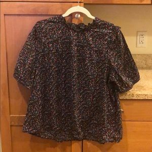 Brand new-Madewell floral top